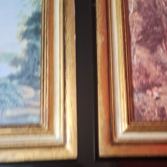 Vintage G.B. Florence Miniature Framed Landscape Prints - Pair - Made in Italy - Picture 6 of 16